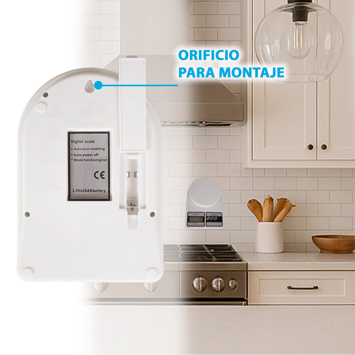 BASCULA DE COCINA GRAMERA DIGITAL MAX 10KG