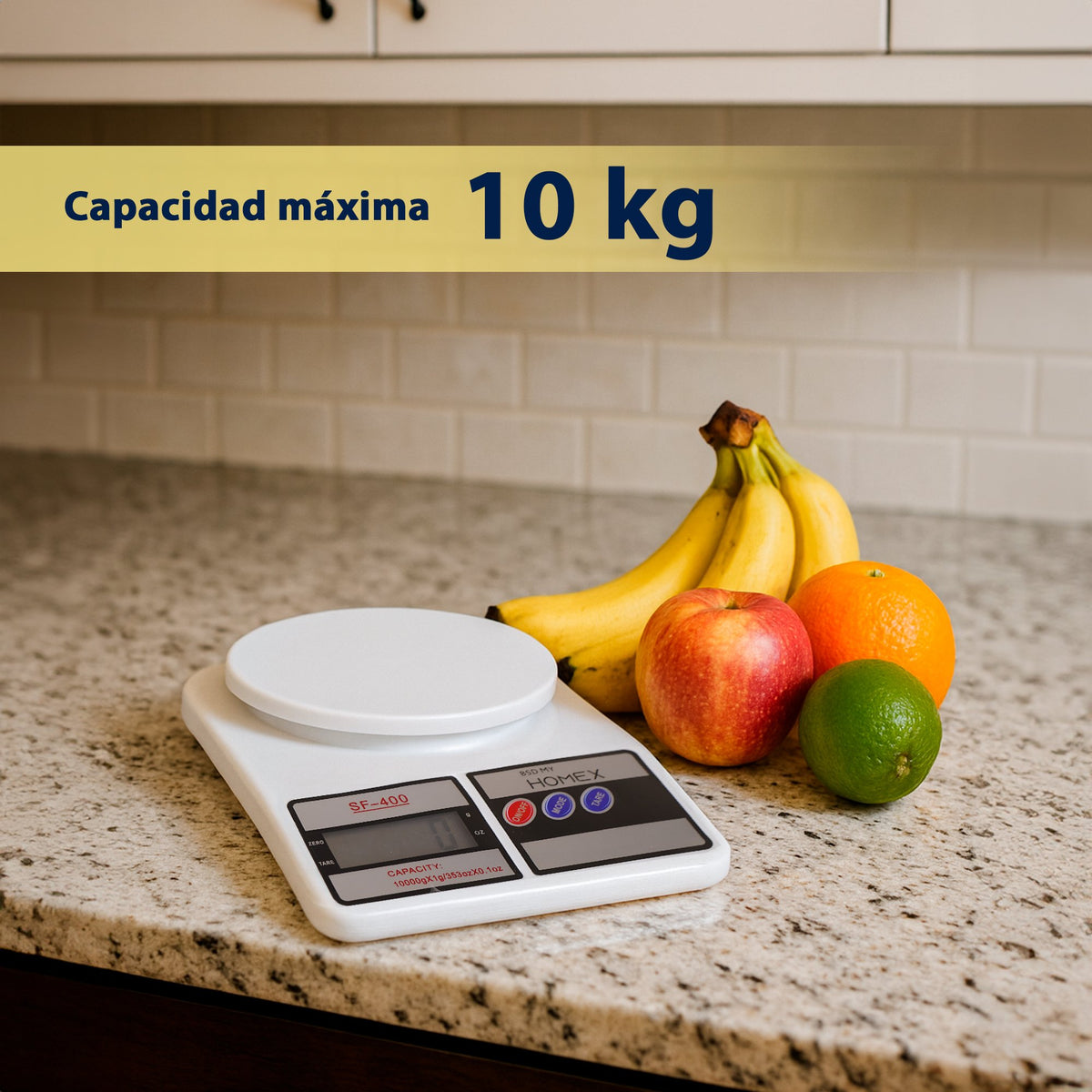 BASCULA DE COCINA GRAMERA DIGITAL MAX 10KG