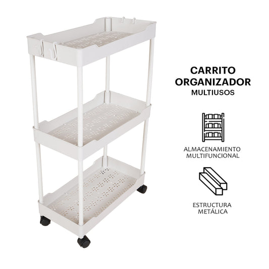 CARRITO ORGANIZADOR DE PLASTICO