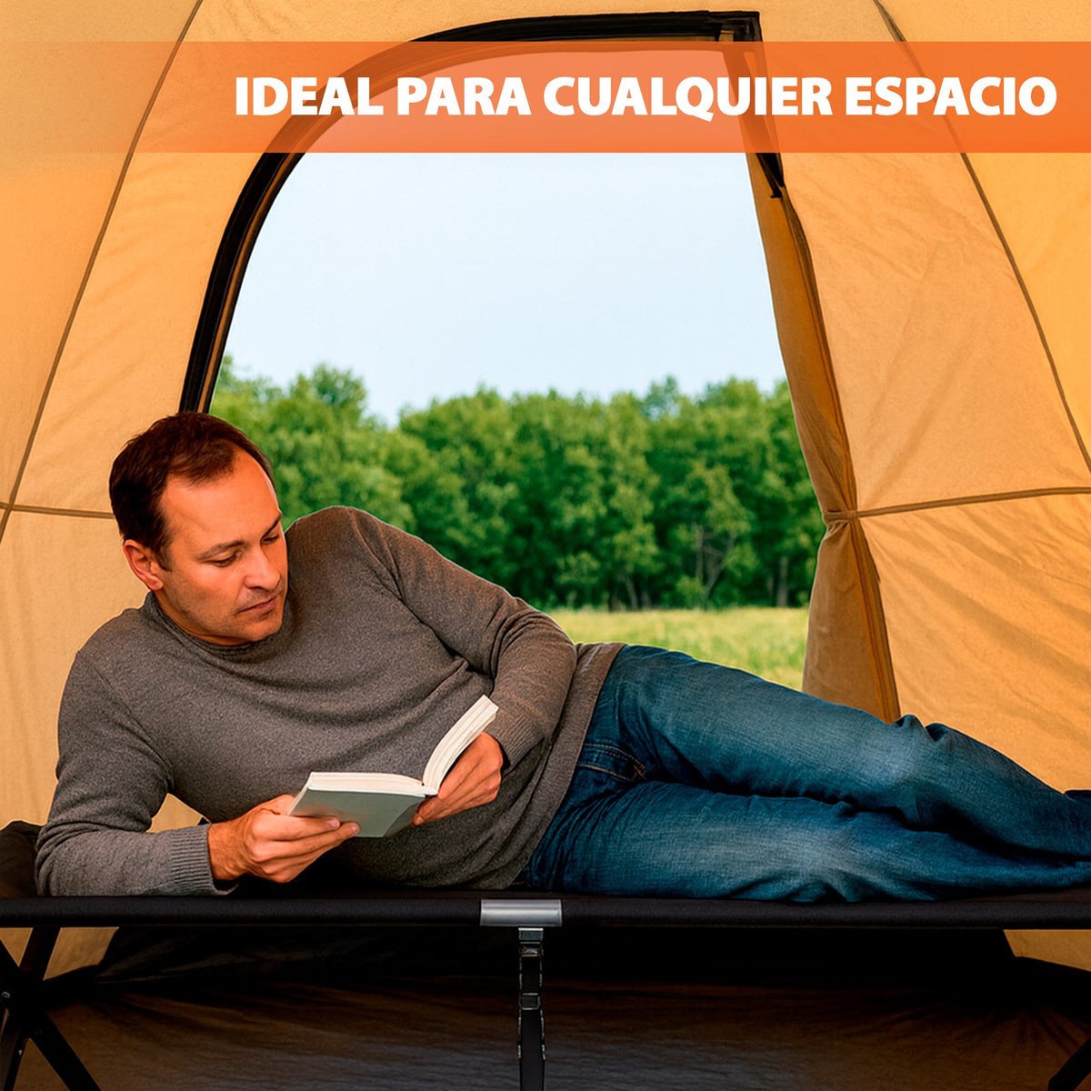 CATRE PLEGABLE NEGRO
