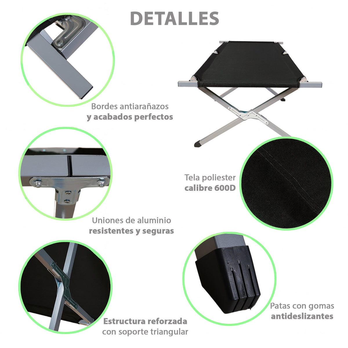 CATRE PLEGABLE NEGRO