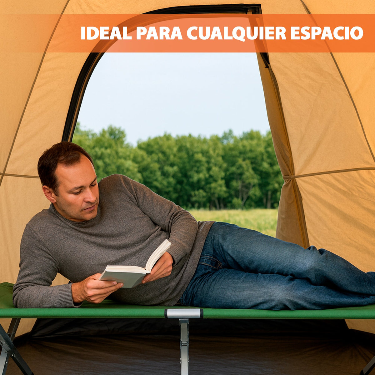 CATRE PLEGABLE VERDE