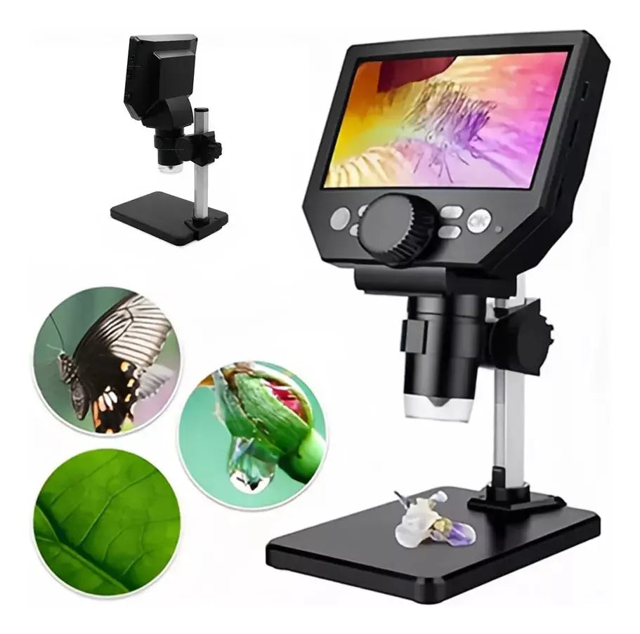 MICROSCOPIO ELECTRONICO ACADEMICO CON PANTALLA LCD 1000X