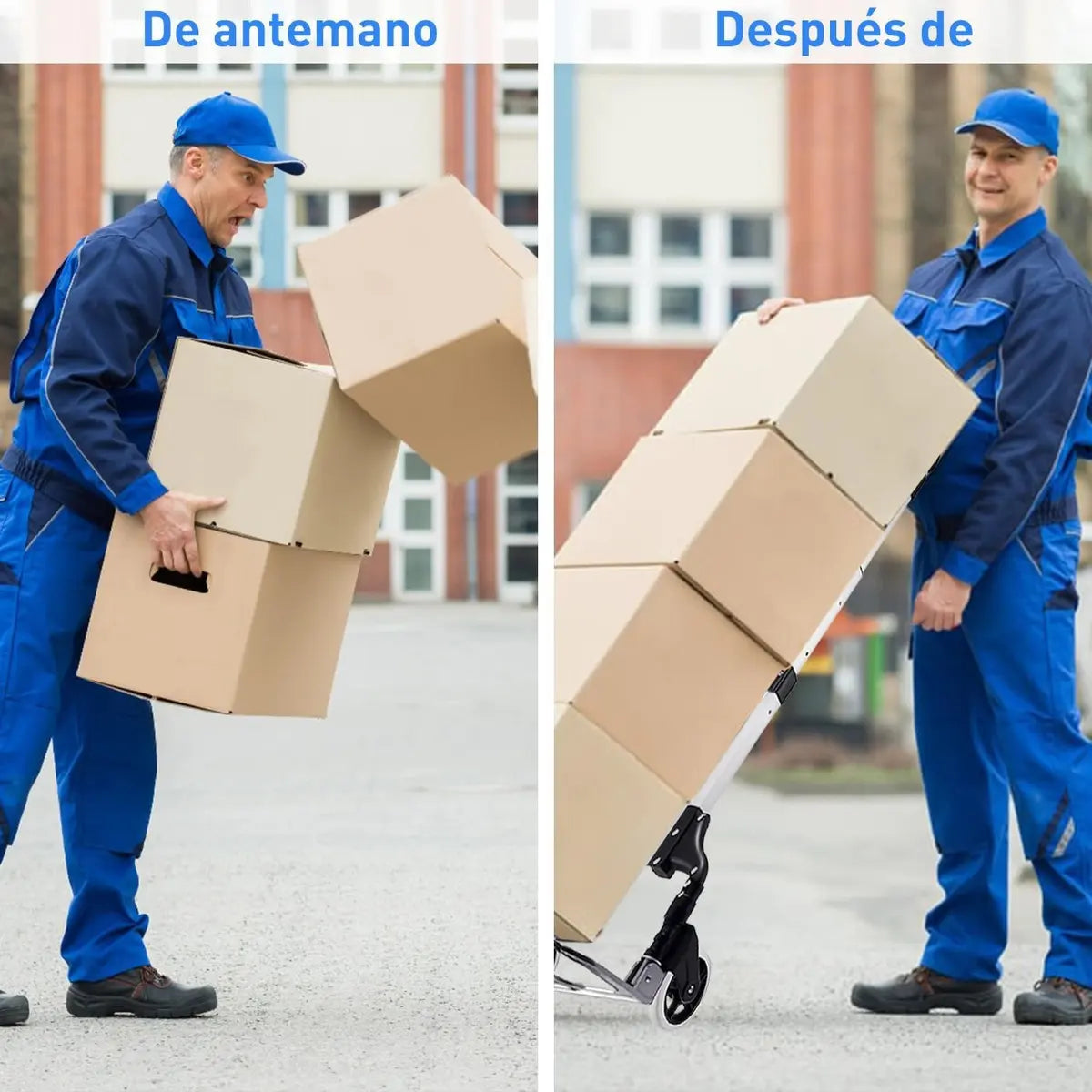 DIABLITO DE CARGA PLEGABLE DE ALUMINIO PORTATIL AJUSTABLE