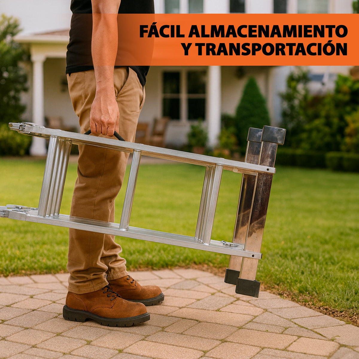 ESCALERA MULTIPOSICION ANDAMIO 3.3 M
