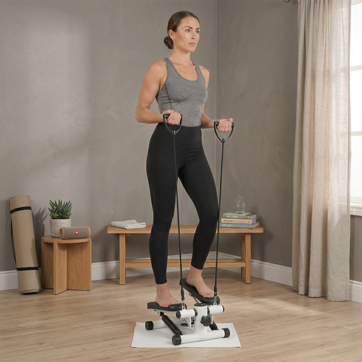 MINI ESCALADORA DE EJERCICIO INCLUYE BANDAS
