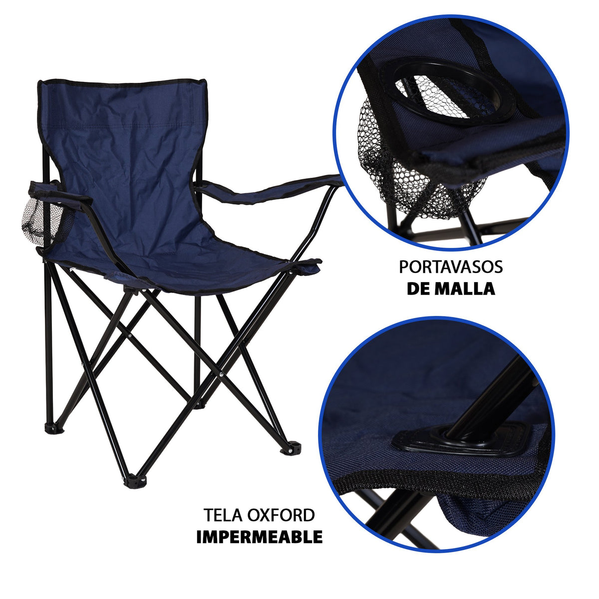 SILLA DE PLAYA AZUL